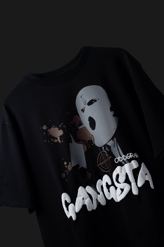 Prefers to Slay in the Dark: Gangsta Black T-shirt